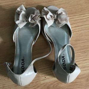 Sandals with a little heel